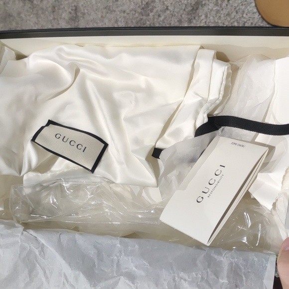 NWT authentic Gucci Brixton Velvet Loafer with leather details - Picture 9 of 9